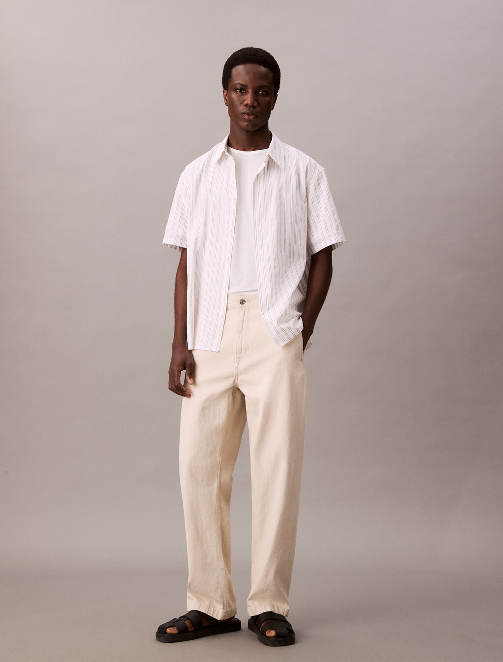 Luxury Cotton T-shirt, Bright White, hi-res