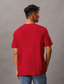 Monogram Crewneck Tee, Berry Sangria, hi-res