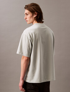 Relaxed Monogram T-shirt, Blue Blush, hi-res
