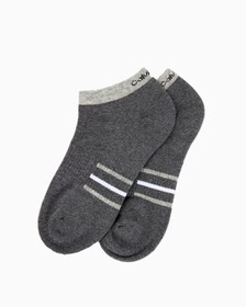 Women's 1 Pack Half Cushioned Low Cut Socks, CHARCOAL HTR, hi-res
