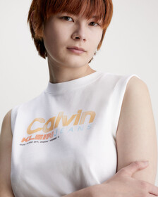 Logo Tank Top, Bright White, hi-res