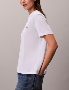 Script Logo Graphic Classic T-Shirt, Brilliant White, hi-res