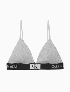 Calvin Klein 1996 Lightly Lined Triangle Bra, Grey Heather, hi-res