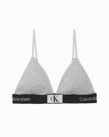 Calvin Klein 1996 Lightly Lined Triangle Bra, Grey Heather, hi-res