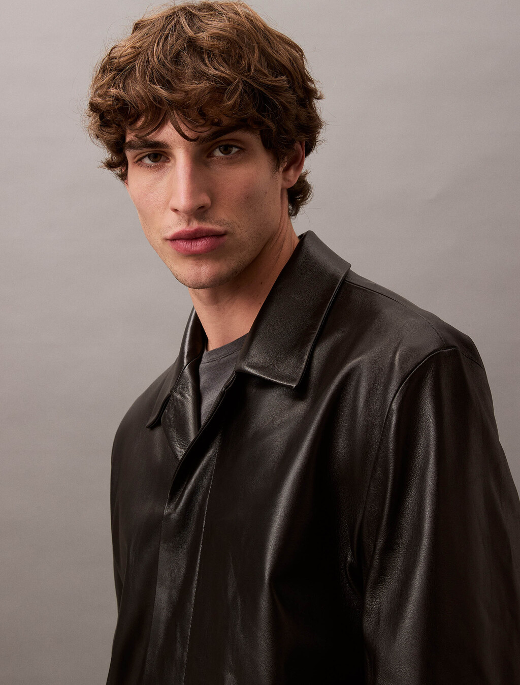 Lamb Suede Car Coat, Black Beauty, hi-res