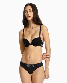 REIMAGINED HERITAGE THONG, Black, hi-res