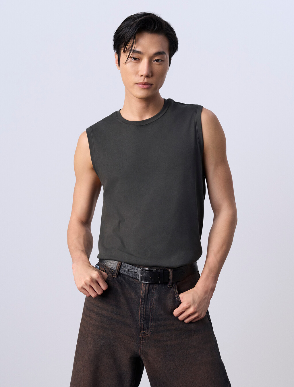 Jung Kook for Calvin Klein Muscle Tank Top, Peat, hi-res