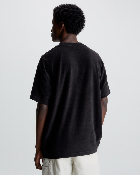 Relaxed Towelling T-Shirt