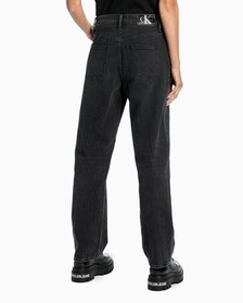 90S STRAIGHT BLACK JEANS, Spj Washed Black, hi-res