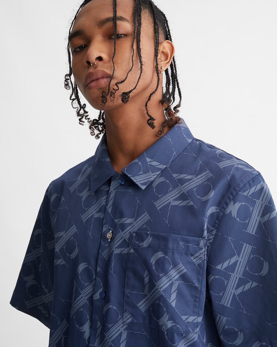 PREMIUM MONOGRAM RELAXED SHIRT