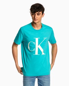 MONOGRAM RELAXED FIT TEE, BALTIC-4401AN, hi-res