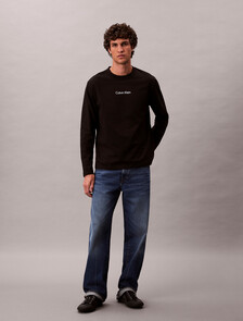 Relaxed Long Sleeve T-shirt, Black, hi-res
