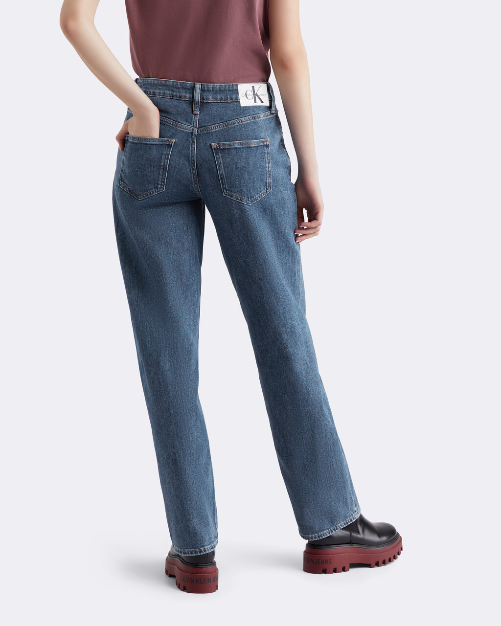 Sustainable 90s Straight Jeans, 051 STONE MID, hi-res