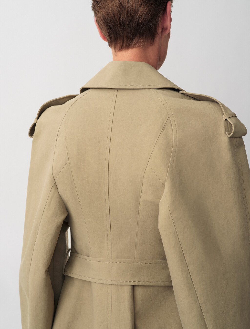 Jones Trench Coat, Khaki, hi-res