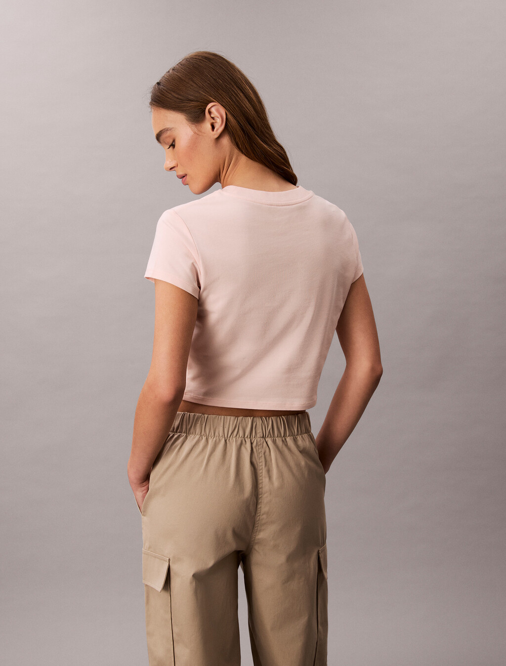Institutional Baby Tee, Cloud Pink, hi-res