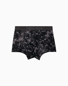 CK BLACK MICRO LOW RISE TRUNK, CYANOTYPE FLORAL_SLEEK GREY, hi-res