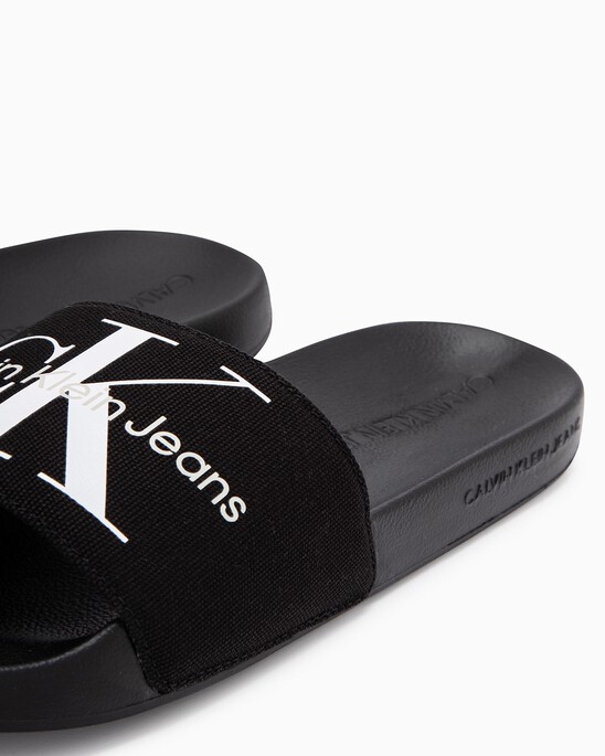 Monogram Cotton Slides