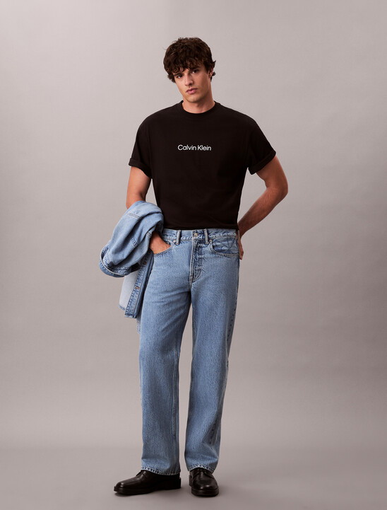 Calvin Logo Crew Neck Tee