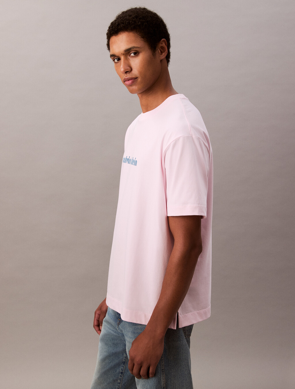 Cooling Jersey Relaxed Logo Tee, Tender Touch, hi-res