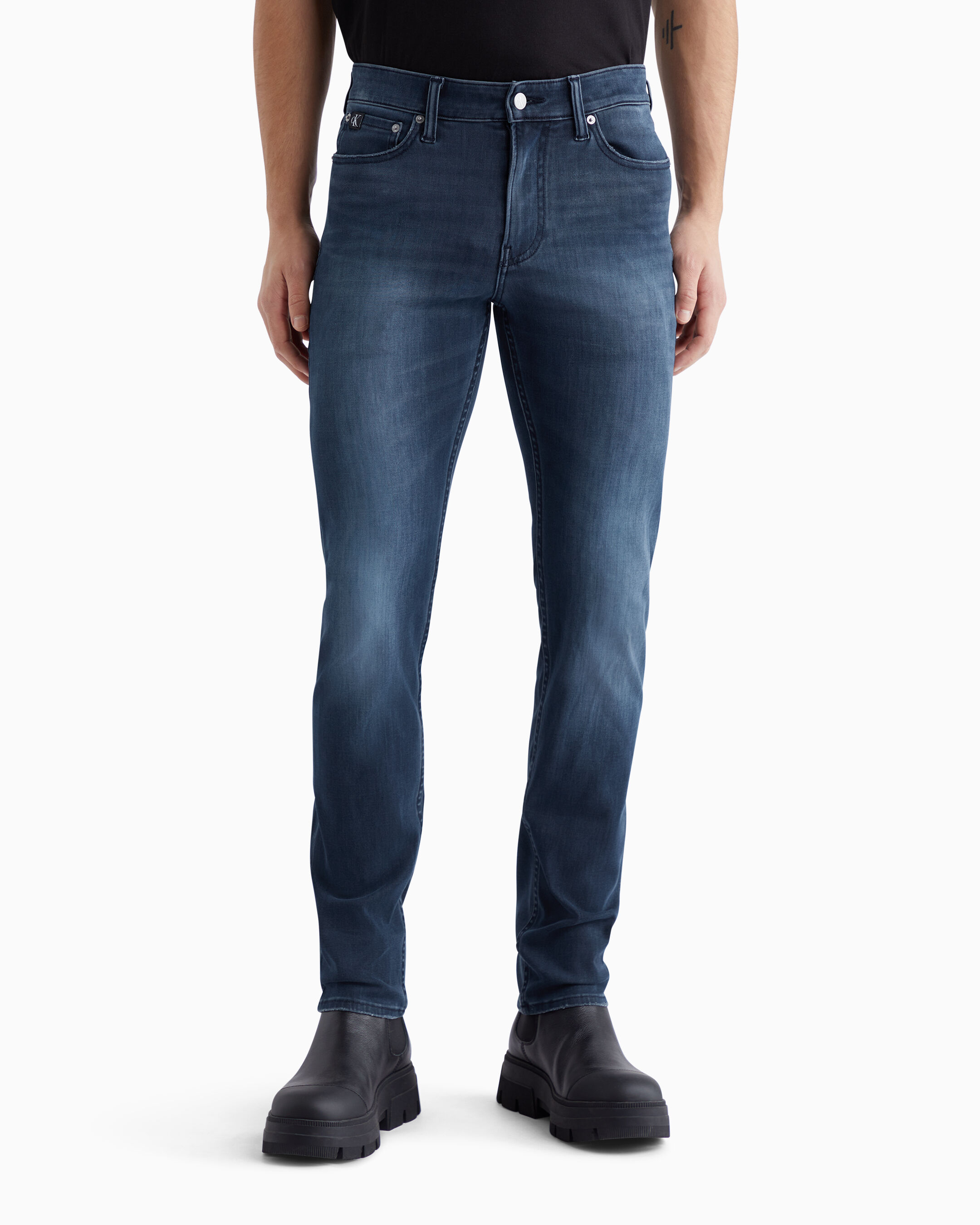 37.5 Bi Stretch Slim Taper Jeans blue Calvin Klein Malaysia