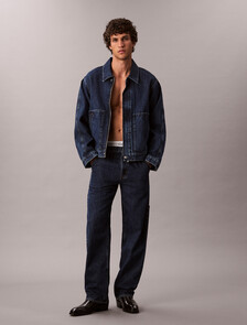 Workwear Denim Jacket, INDIGO GRAVEL, hi-res