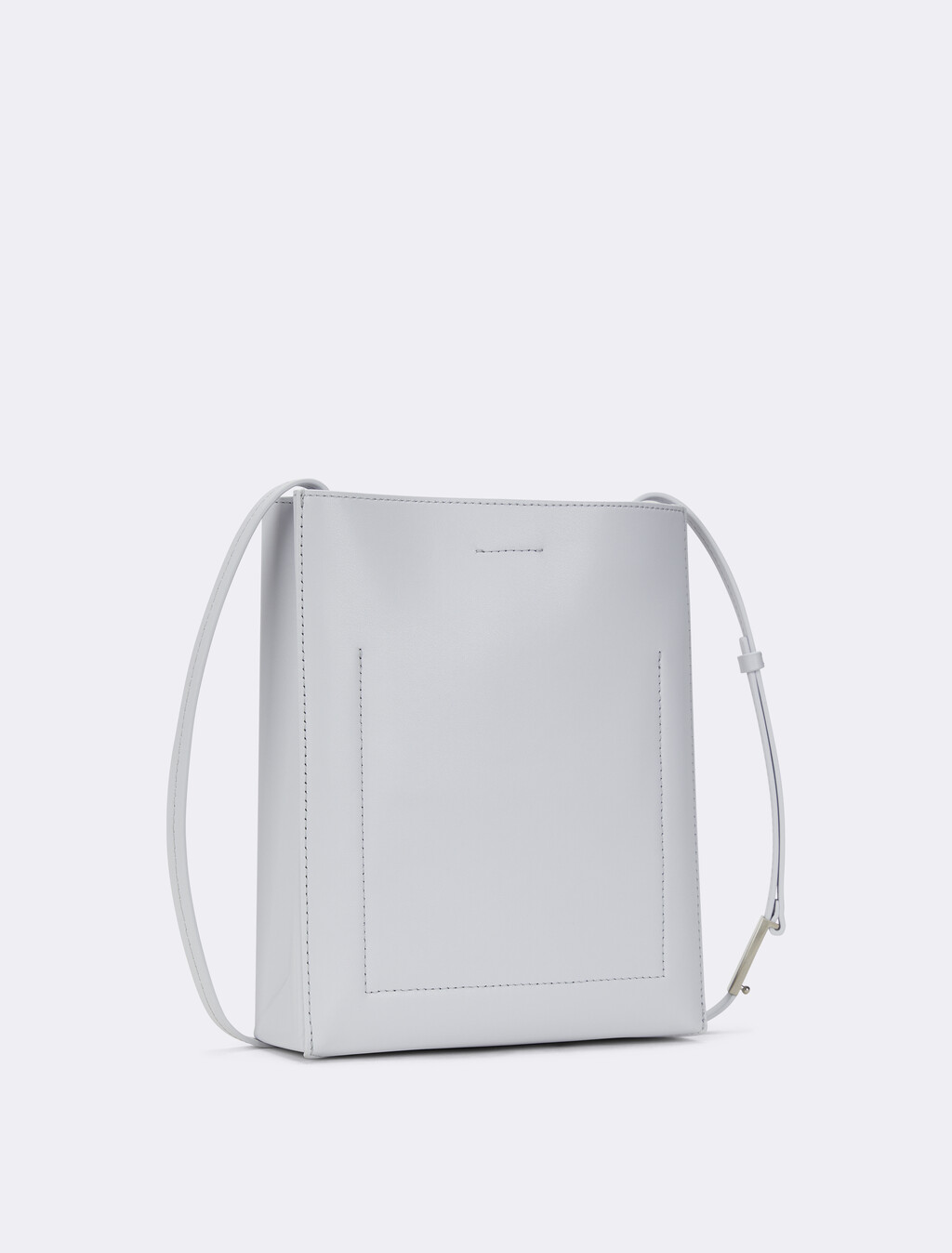 Line Leather Crossbody Bag, Arctic Ice, hi-res