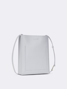 Line Leather Crossbody Bag, Arctic Ice, hi-res
