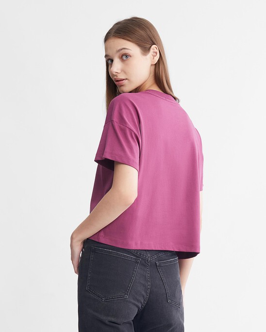 Modern Function Embossed Motion Logo Tee