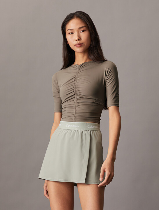 Icon Ruched Front Tee
