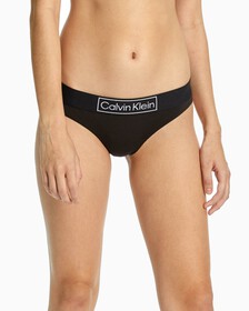 REIMAGINED HERITAGE THONG, Black, hi-res
