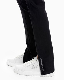 Ultimate Stretch Freefit High Rise Body Skinny Jeans, Washed Black Embro Logo Hem, hi-res
