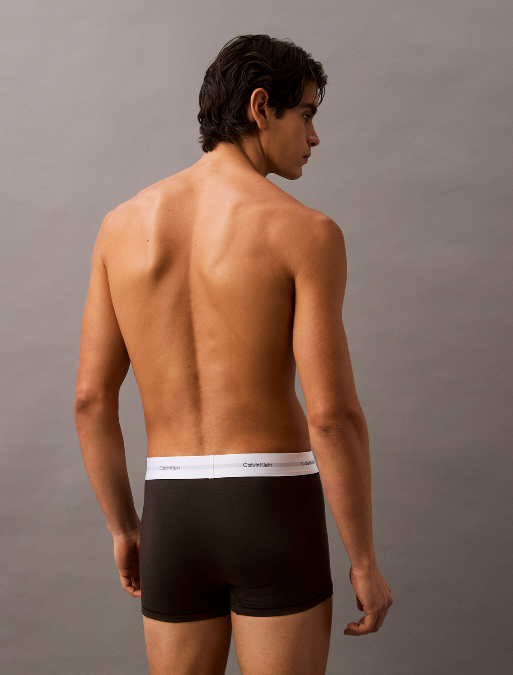 Cotton Modal Stretch 3-Pack Trunk, BLACK/BLACK/BLACK, hi-res