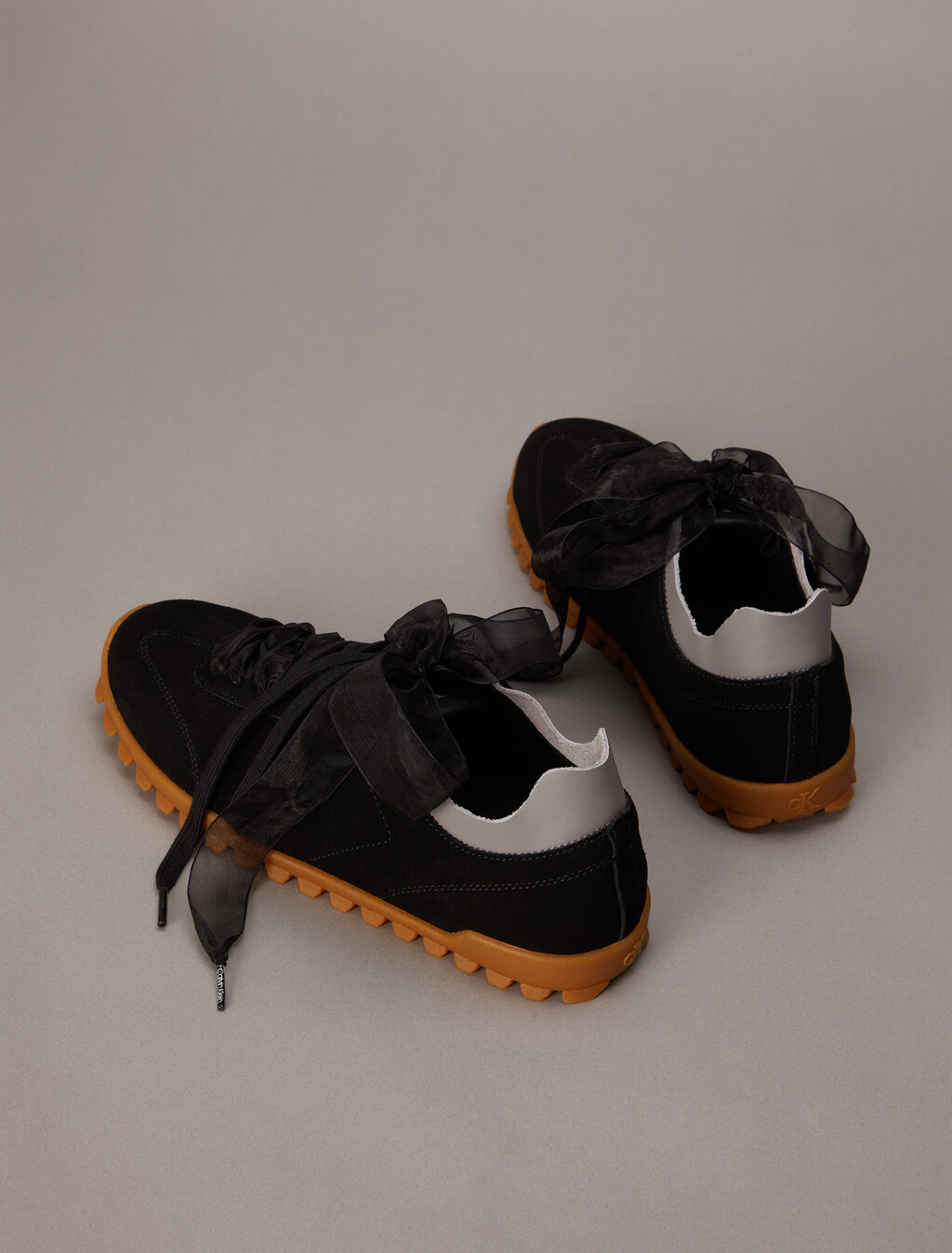 Murica - Suede Organza Runner Trainers, Ck Black, hi-res