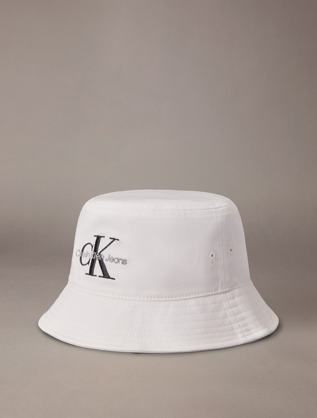Monogram Bucket Hat, Bright White, hi-res