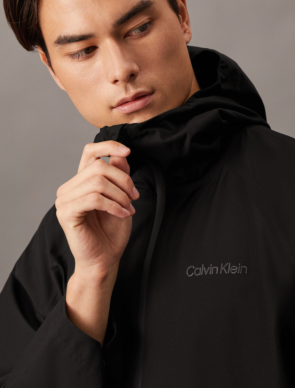 Essentials Windbreaker Jacket, Black Beauty, hi-res
