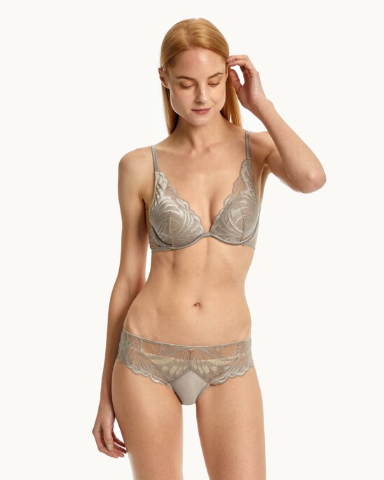 CK Black Bridal Lightly Lined Plunge Bra