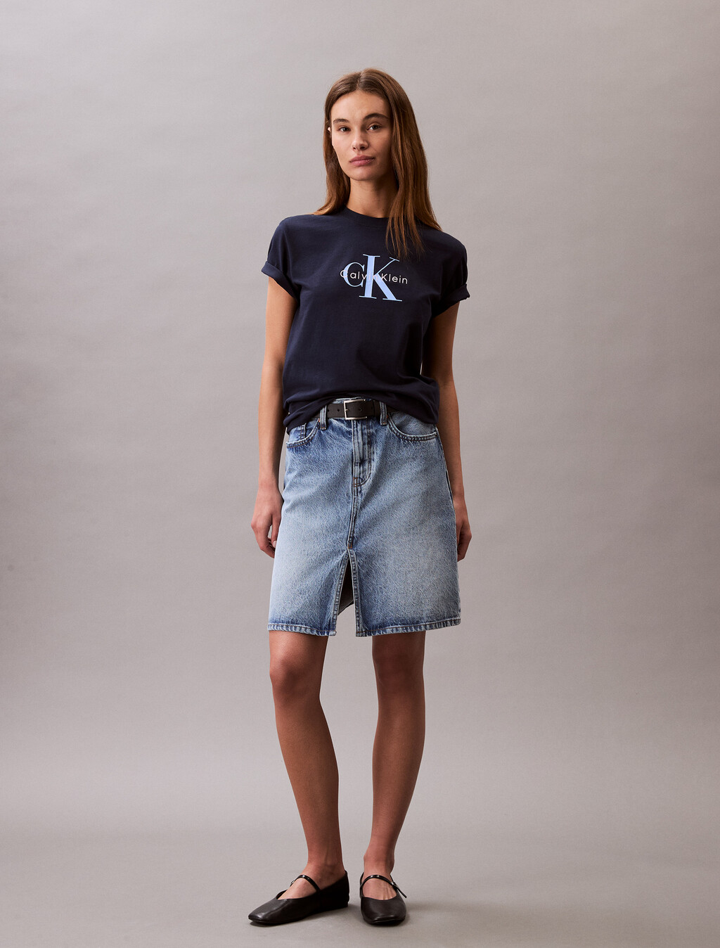 Monogram T-shirt, Dark Sapphire, hi-res