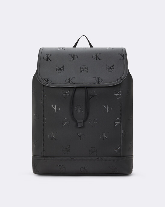 All Over Monogram Top Flap Backpack