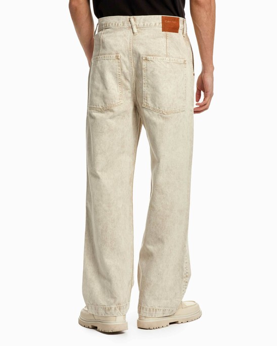 STANDARDS MARBLE DYE DECK JEANS