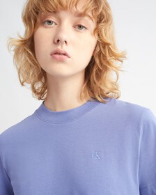CLASSIC SLIM TEE, Bleached Denim, hi-res