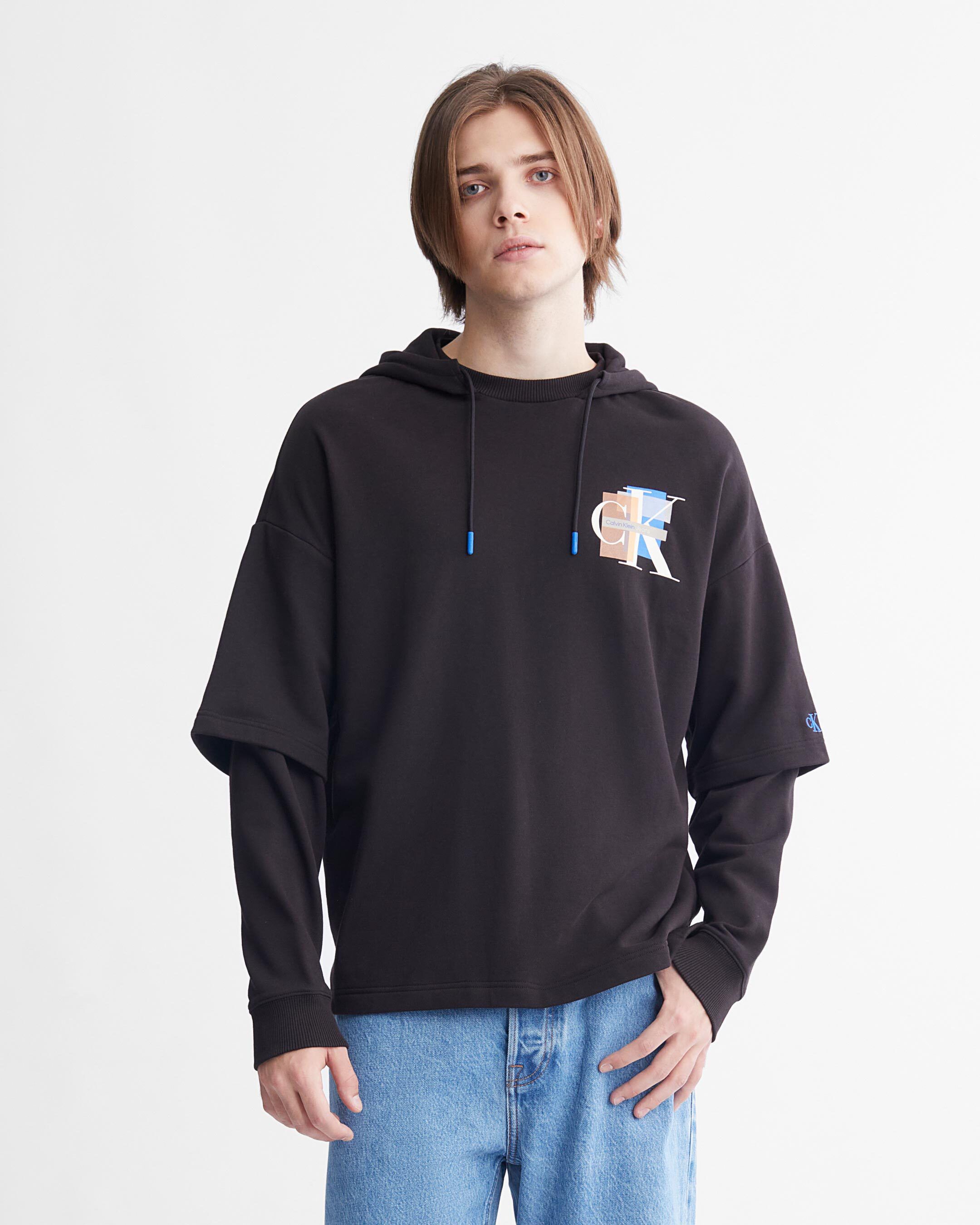 Calvin klein bear sales hoodie