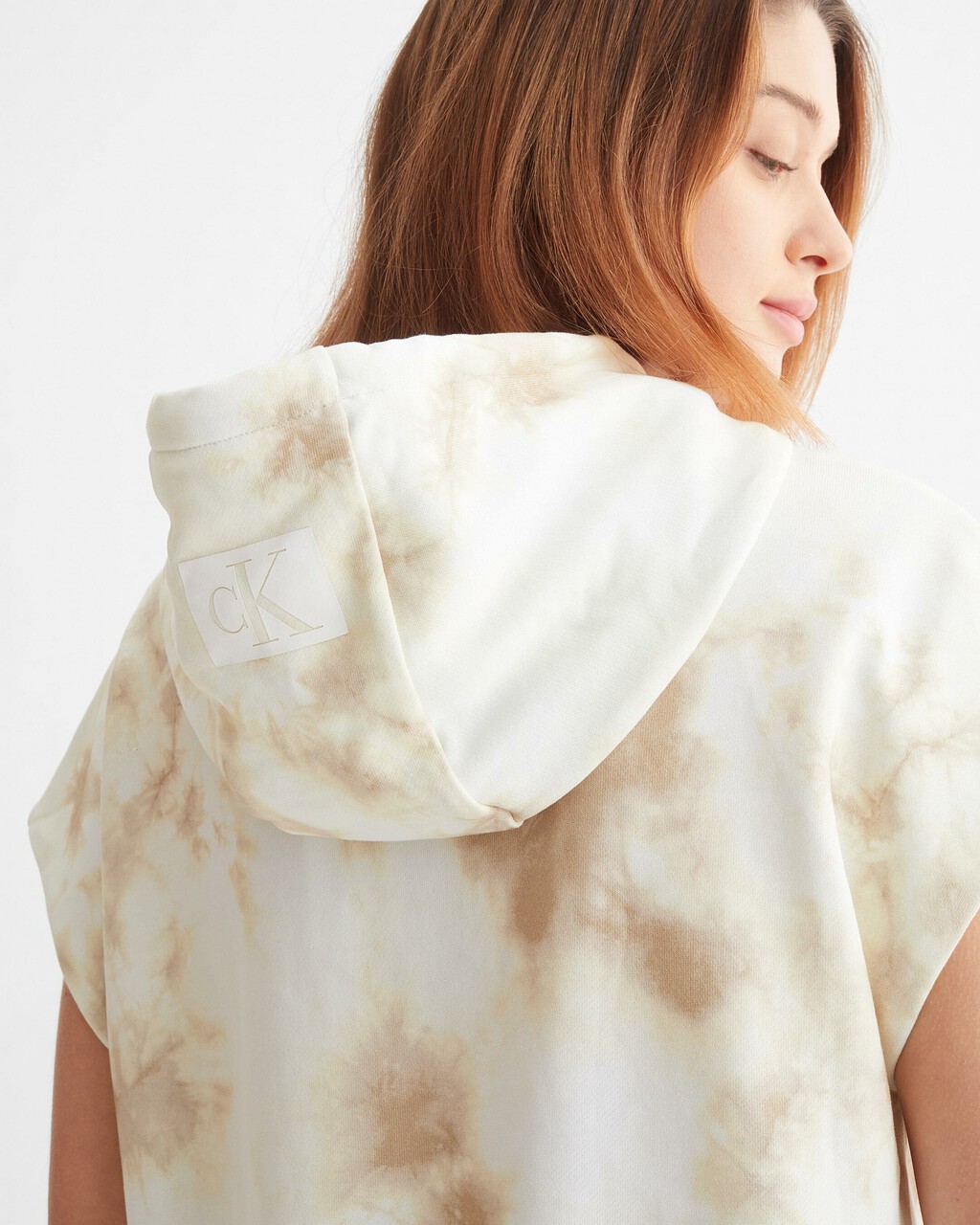 Iconic Utility Tie Dye Sleeveless Hoodie, Tie Dye Aop, hi-res