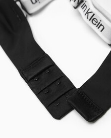 Tailored Logo Lightly Lined Demi Bra, Black, hi-res
