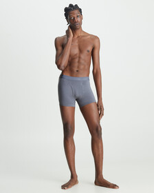 Cotton Stretch Fit Flex Trunks, Asphalt Grey, hi-res