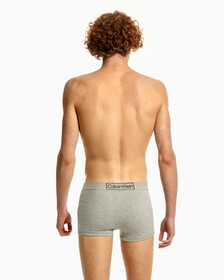 REIMAGINED HERITAGE COTTON STRETCH TRUNKS, Grey Heather, hi-res