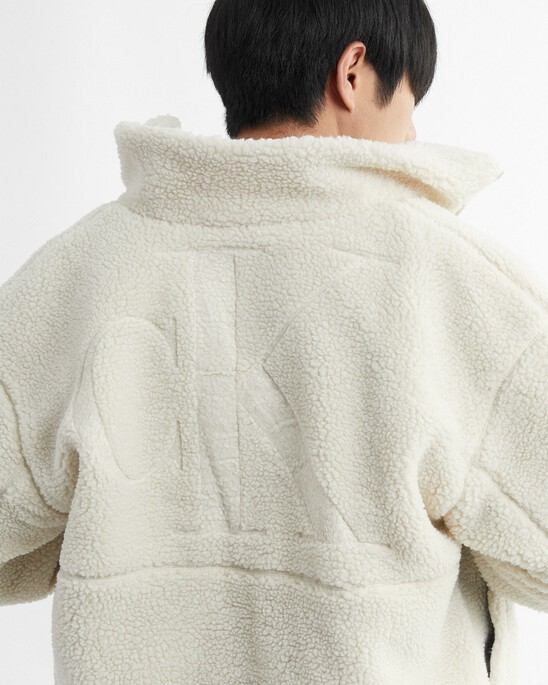 RECYCLED SHERPA FLEECE JACKET