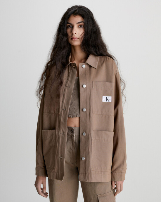 RELAXED UTILITY SHIRT JACKET