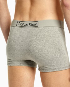 REIMAGINED HERITAGE COTTON STRETCH TRUNKS, Grey Heather, hi-res