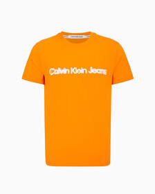 Movements Blurry Logo Slim Tee, Vibrant Orange, hi-res