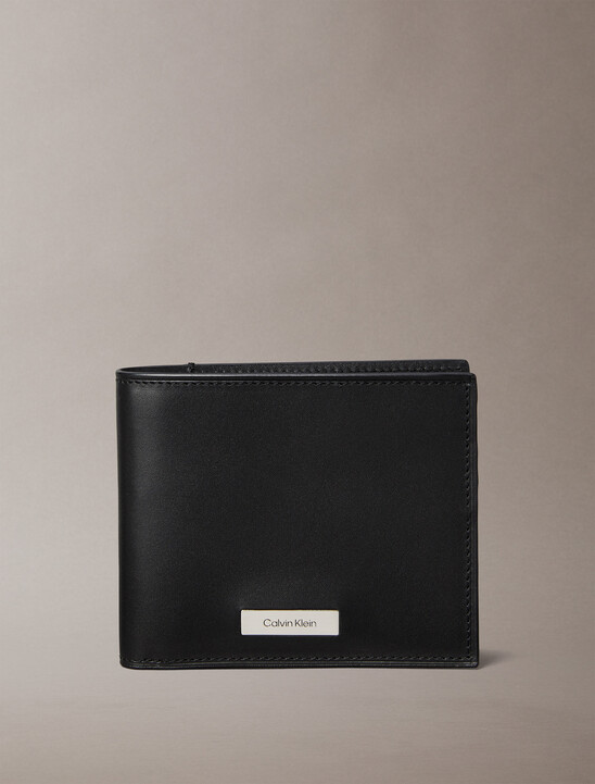 Logo Plaque Billfold Wallet